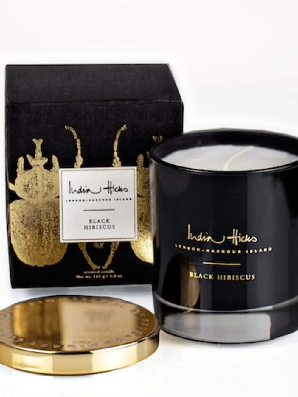 India Hicks Black Hibiscus Candle
